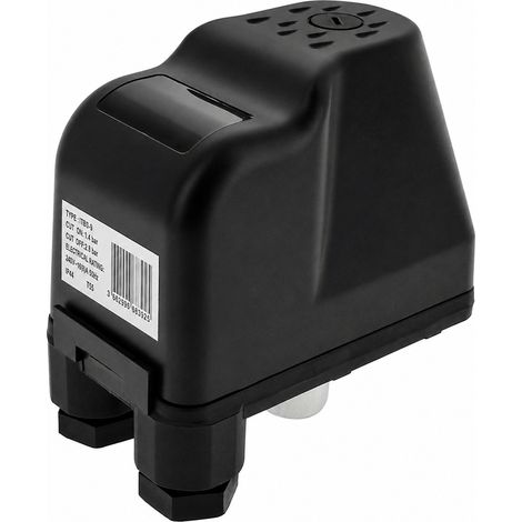 Pressostat réglable pour pompe à eau et surpresseur - 230 V - 1,1 kW - 5,6 bar - G1/4' (1/5)