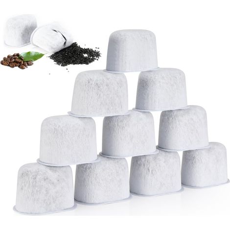 Set di 12 filtri per macchine da caffè, filtri di ricambio al carbone attivo, compatibili con macchine Ninja Barista Express e Keurig. (1/3)