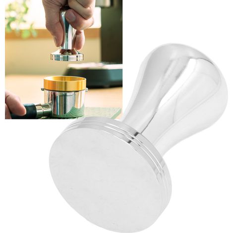 Kaffeetamper aus Edelstahl, 51 mm Tamperhammer, Zubehör für Kaffeemaschinen, 51 mm Tamperwerkzeug. (1/5)