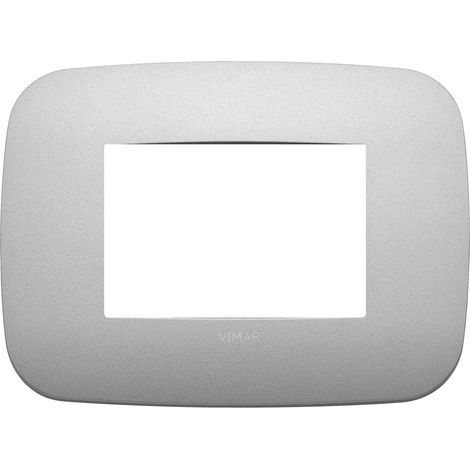 VIMAR - 19683.23 Assiette ronde 3M argent mat