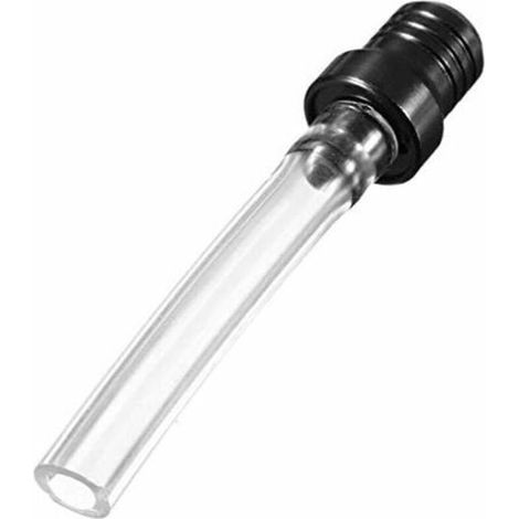 ATV ATV Reniflard Tuyau Soupape De Ventilation Carburant Anti-Inversion Réservoir De Gaz - Dirt Bike - Noir（Trou de trachée de 5 mm, diamètre de vis de 12 mm）