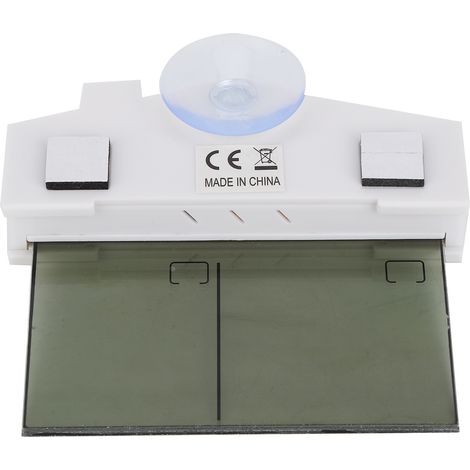 Thermomètre-hygromètre électronique à ventouse avec écran LED/LCD pour voiture, aquarium et maison (1/5)