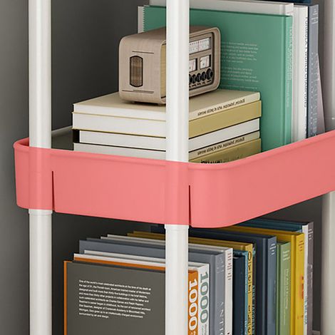 Chariot de rangement de cuisine, à plusieurs niveaux, mobile, à roulettes, étagère de rangement et d'organisation pour le salon et la chambre. (1/5)