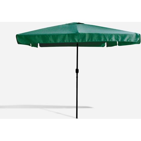 Ombrellone Da Giardino Esterno Balcone Terrazzo Verde 3x2 Mt Con Manovella 223220