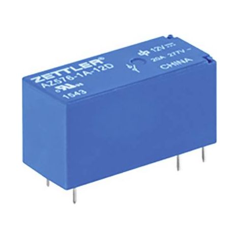 Zettler Electronics AZ576-1A-12D Relais pour circuits imprimés 12 V/DC 20 A 1 NO (T) 1 pc(s) (1/2)