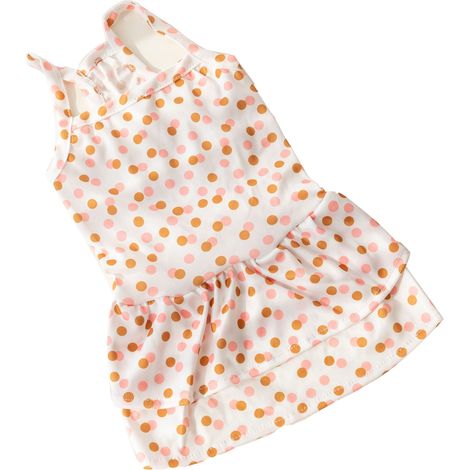 1 robe nuisette pour chien, couleur vive, en polyester, douce et respirante, idéale pour fêtes d'été et mariages (1/5)