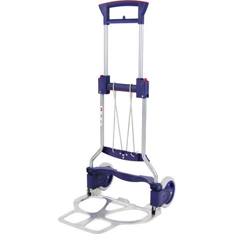 Carrello da trasporto pieghevole STA alluminio, altezza 1130mm, pala L.410xP490mm, portata 125kg