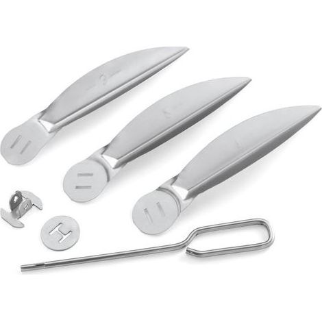 Kit de nettoyage One-Touch Weber 22-1/2" pour barbecue, argent (1/5)