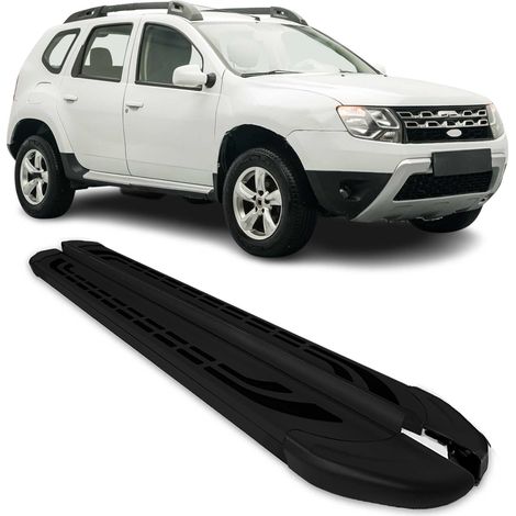 Marchepieds Latéraux pédale Compatible avec Dacia Duster 2010-2018 Aluminium Noir 2Pcs (1/5)