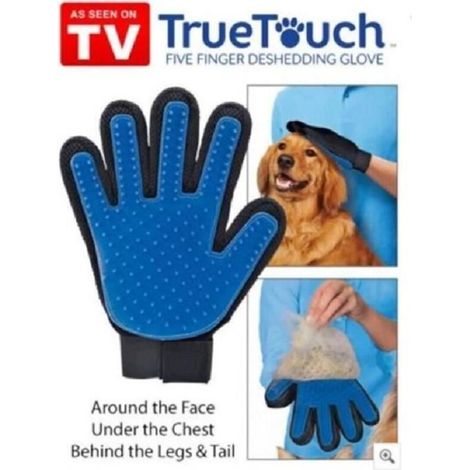 True Touch deShedding Gant doux et efficace Toilettage de chien (1/4)