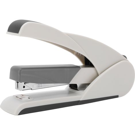 Stapler 20 Sheet Capacity 210pin Large Capacity Labor Saving Mini Stapler with Needle Storage Bin for Office Desktop5852 White (Grey) (1/5)