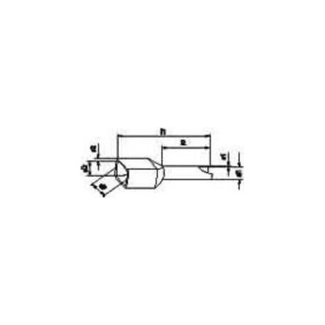 LAPP 61802034 Capocorda doppio 10 mm² Parzialmente isolato Rosso 100 pz. (1/2)
