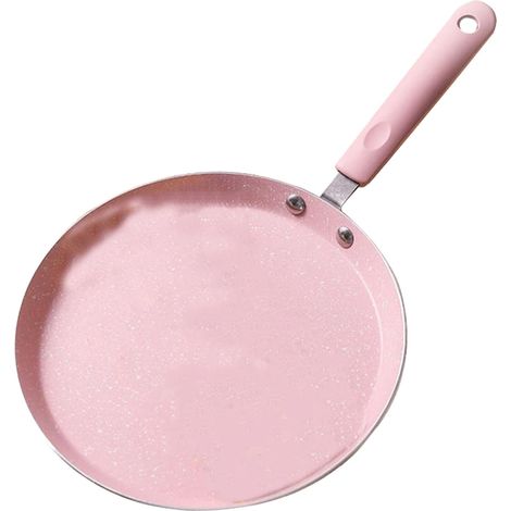 Poêle Antiadhésive en Alliage D'aluminium Résistante la Brûlure, Poêle à Crêpes Rose pour Cuisine Ménagère et Cuisson Facile (1/5)
