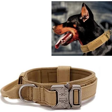 Verstellbares Hundehalsband – Komfortabel – Metallschnalle – Schwarz (1/4)