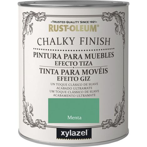 Pintura efecto tiza Chalky Finish para muebles - 750 ml - Menta