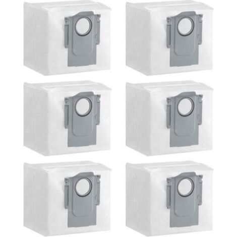 6 Sacs pour roborock Q7 L5+, Accessoires pour Aspirateur roborock Q7 M5+, Q5 Pro+, S7 Max Ultra, Q8 Max+, Q10 S5+, Q5 Max+, Q7 Max+, S8+, S7 MaxV Ultra, S7 Pro Ultra 2,5L Capacité de Rechange