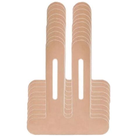 Packung mit 10 Kinesiologie-Kniestreifen, wasserdicht und elastisch, atmungsaktiv, für einen strahlenden Teint. (1/5)