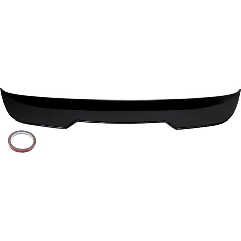 Spoiler trasero, ABS ligero, fácil instalación, negro brillante. (1/2)