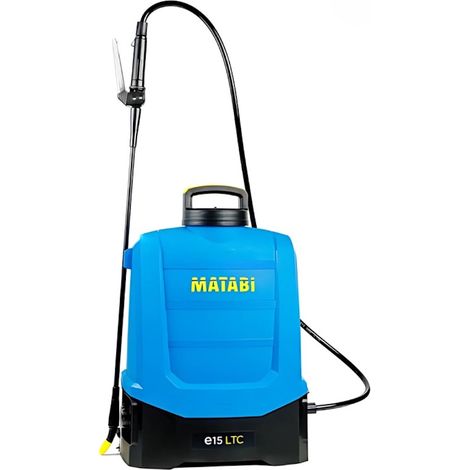 Spruzzatore elettrico a zaino - Matabi E15 LTC - 15 L - Batteria al litio venduta separatamente MATABI