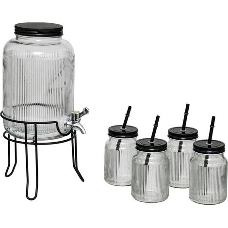 Dispenser da 4l e 4 tazze da 45cl - Sg secret de gourmet (1/5)