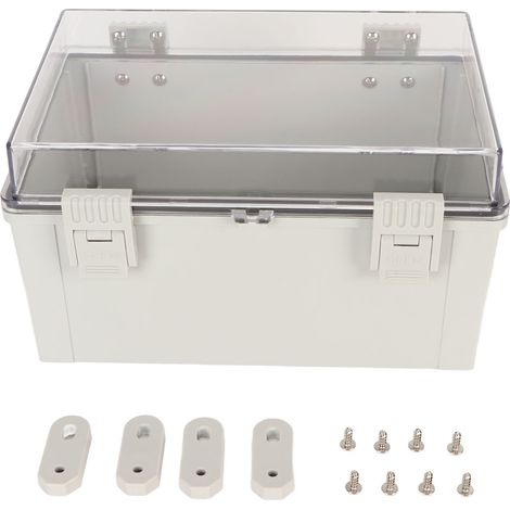 Boîte de Distribution d'énergie IP66, couvercle Transparent étanche, Type à pression de jonction électrique 300x200x170mm