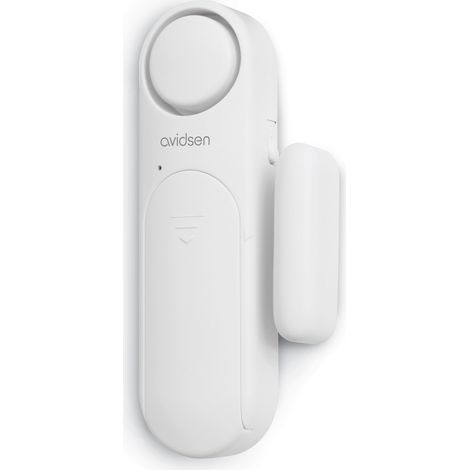 Mini-alarme de porte et fenêtre Small Doorguard sirène intégrée 120 dB pour l'intérieur - Avidsen - 100023