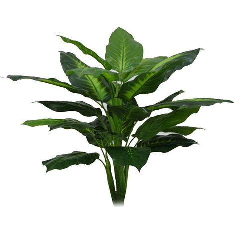 1 Plante artificielle, 50 cm, 25 feuilles, plastique écologique, pour maison bureau mariage (1/5)