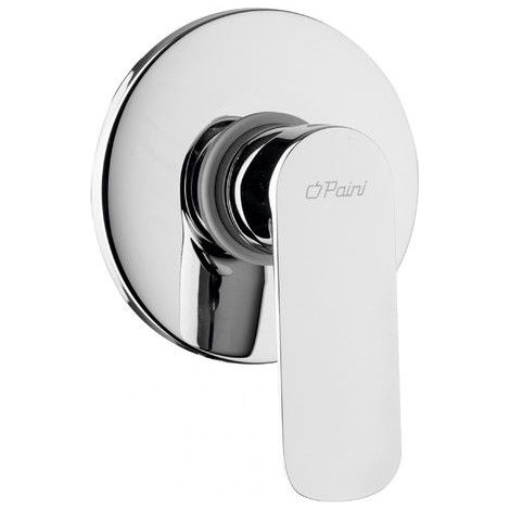Mitigeur de douche à encastrer avec 1 sortie de couleur noir mat Paini Nove 09YO690TC Noir mat - 1 sortie