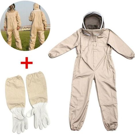 Combinaison d'apiculteur professionnelle avec voile autoportant L marron (1/5)