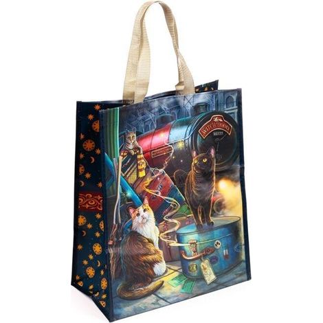 Witchwood Express Cat Lisa Parker Einkaufstasche