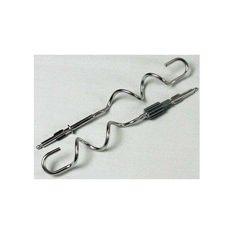 Kenwood 2 fruste ganci impastare acciaio inox sbattitore Chefette HM670 HM680