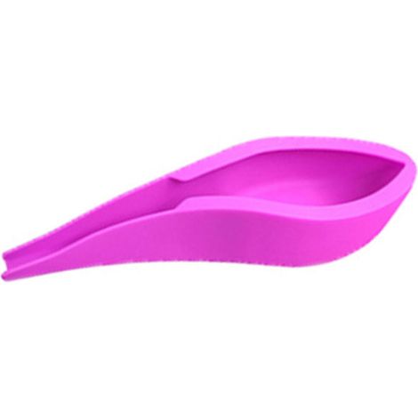 Urinoir Femme Portable - Dispositif de Miction Feminin avec Sac, pour Voyage et Extérieur, en Silicone Rose (1/5)
