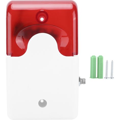 Alarme Sonore et Lumineuse 12VDC avec Réglage du Volume pour Bureaux, Bars, Hôtels (1/5)