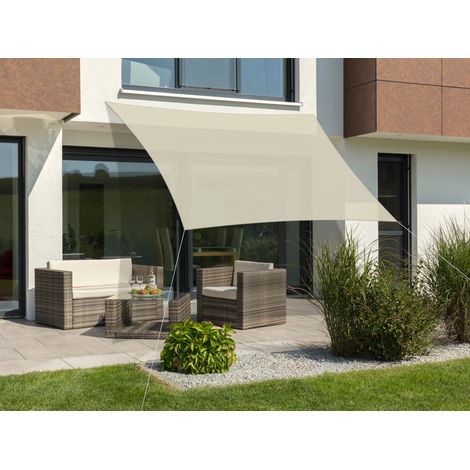 Sonnensegel Teneriffa 360x360 cm natur (1/4)