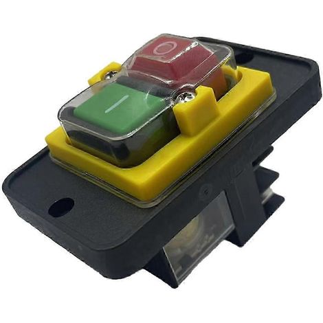 Interrupteur magnétique intégré KJD12-14, 6 broches, 230 V, à bouton-poussoir d'arrêt (1/5)