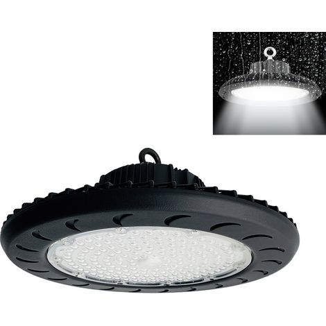 Faro Led Industriale Capannoni 150W Disco Rotondo ufo ip65 220vLuce Fredda 6400k (1/5)