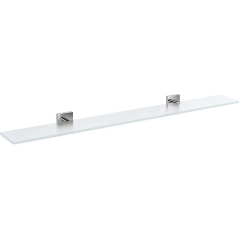 Sapho X-SQUARE - Ablage, Länge 100 cm, Milchglas/Chrom XQ009-09 (1/2)