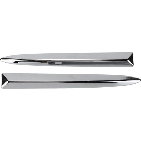Garniture chromée de moulure supérieure de pare-chocs avant de voiture 735455041 Remplacement pour FIAT 500 20072015