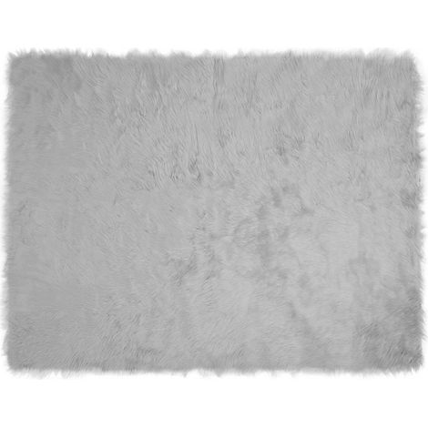 Maison Exclusive - Alfombra de de oveja sintética TAFALLA Gris 24
