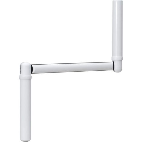 Itar – Poignée de manivelle pour volet roulant – Longueur 310 mm – Diamètre 18 mm – Polyamide blanc – Fixation par goupille fournie