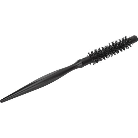 Brosse à barbe portable pour salon de coiffure, manche en bois ergonomique, dents en nylon, outil de coiffage pour cheveux et barbe (1/5)