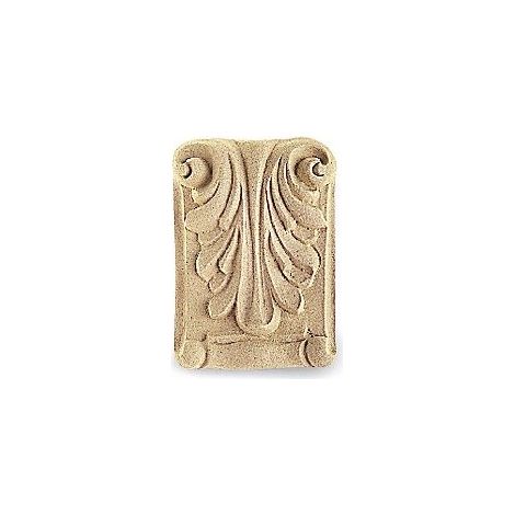 Fregio in pasta di legno 60x85mm per arredo e restauro 4868