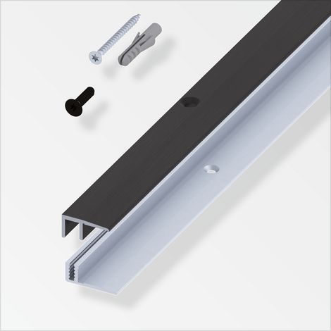 1PZ RACCORDO BALCONE X PARQUET NERO SPAZZOLATO CM.100