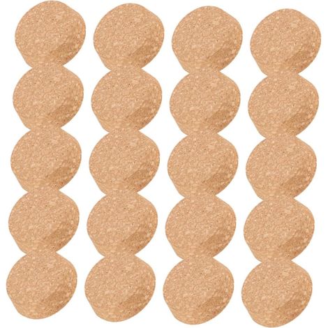 60 bouchons liège - 4x1x4,4 cm - naturels, fermeture étanche (1/5)
