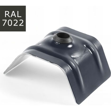 Cavalier bac acier SCELL-IT Type C1- Gris terre d'ombre RAL7022 - Sachet de 100 - CAV-TC1-7022