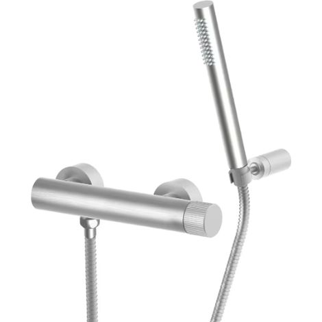 Miscelatore esterno per doccia Steel Looking. Paffoni serie Jo JO168DST Steel looking (1/2)
