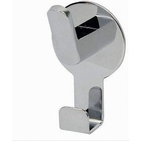 Trade Shop - GANCIO 2 POSTEN PORTA ASCIUGAMANO BAGNO CUCINA CROMATO 7.5CM 59730 -