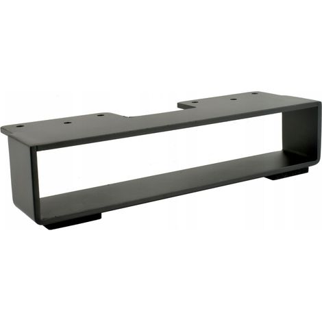 Gamba per mobile, piedino del letto, tappetino per finestra, nero MAT loft 225x70mm SL023 (1/5)