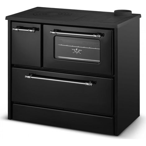 Cucina A Legna Stufa 9 Kw Nera Beatrice L87xP51xH79 Ecodesign