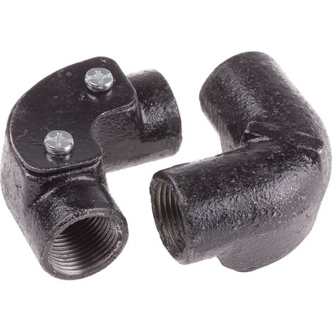 Raccord de gaine RS PRO, taille 20mm en Acier ( Prix pour Paquet de 5 )